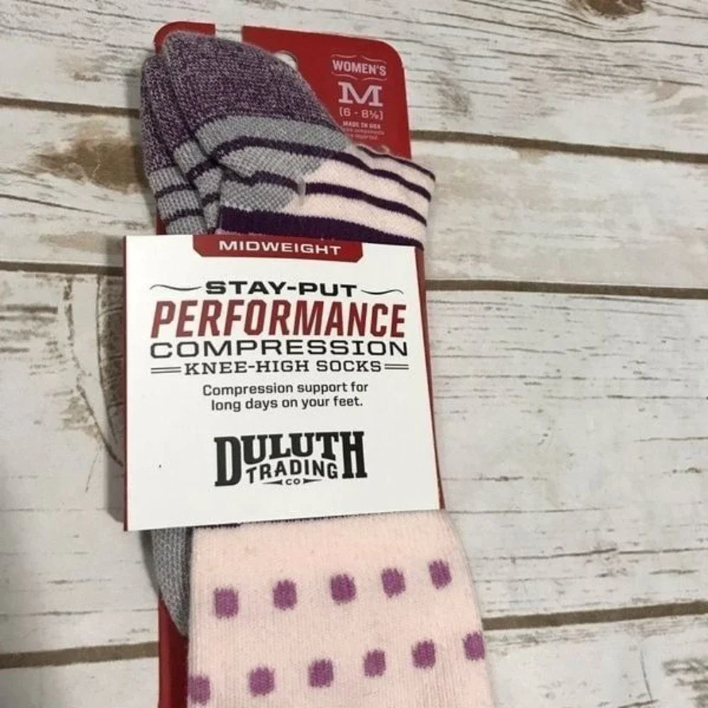 Duluth Trading Compression Knee High Socks medium‎ 6-8.5 nwt - Picture 3 of 10